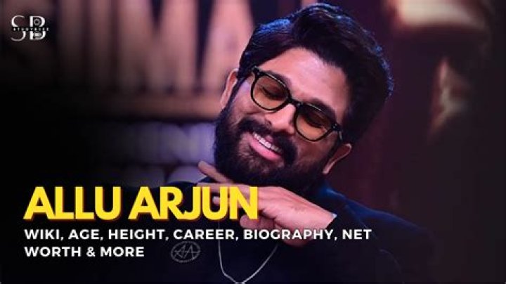 Allu Arjun Age, Weight, Height, Measurements