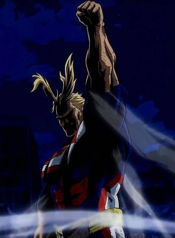 Almight battling with All for One