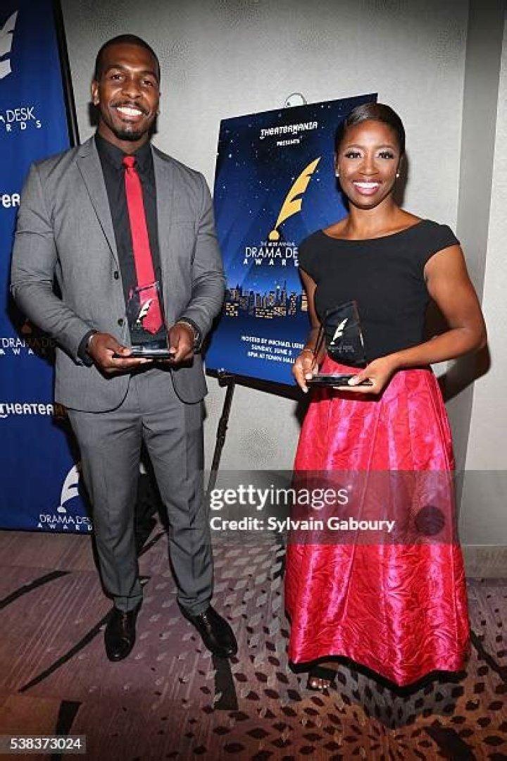 Khris Davis with Montego Glover Khris Davis with Montego Glover