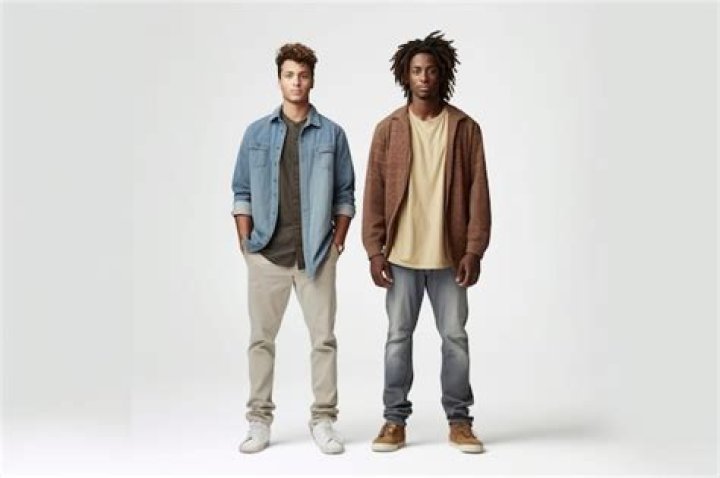 Two men are standing in front of a trouble on The Platform.
