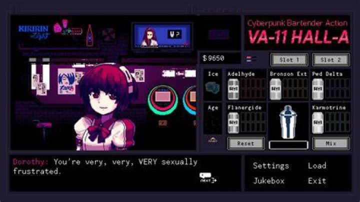 VA-11 HALL-A Screenshot